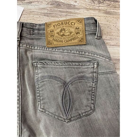 Fiorucci Skinny Fit Jeans Grey Zippered Ankle Women’s Sz 27 Waist - Picture 9 of 9